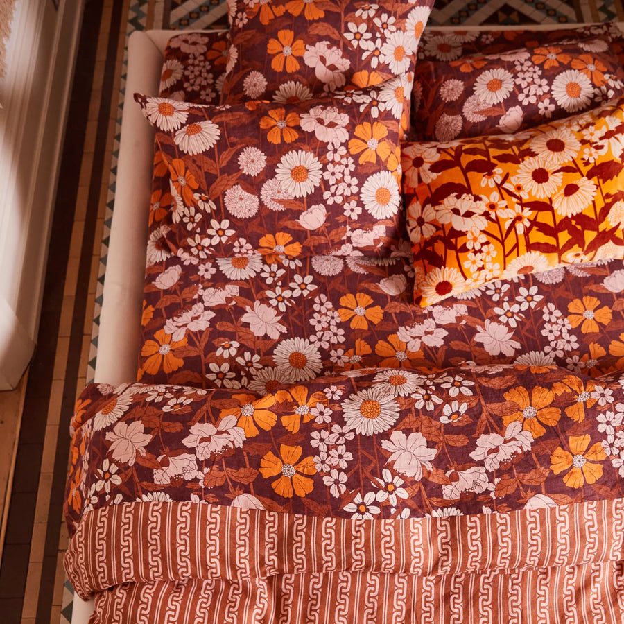 Bernanda Velvet Pillowcase - Valencia - Sage & Clare