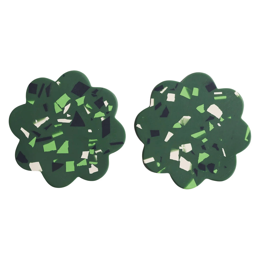 Cecilia Coasters Set of 2 - Pine Terrazzo - Sage & Clare