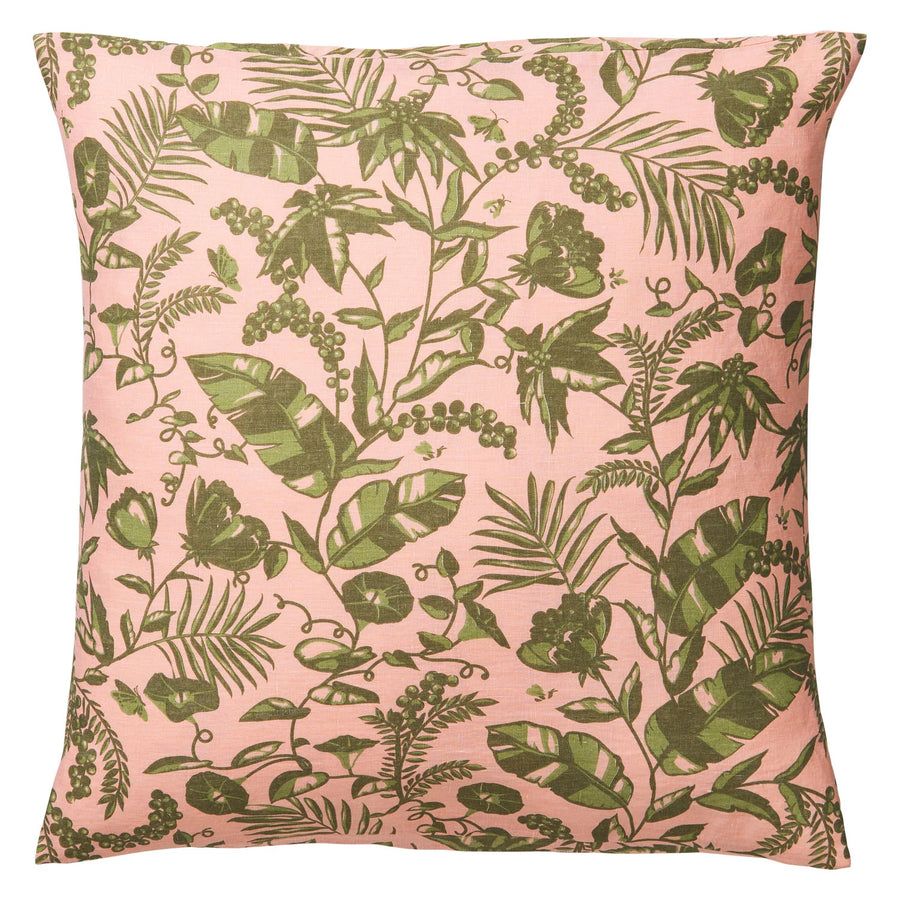 Safia Linen Euro Pillowcase Set - Martini - Sage & Clare