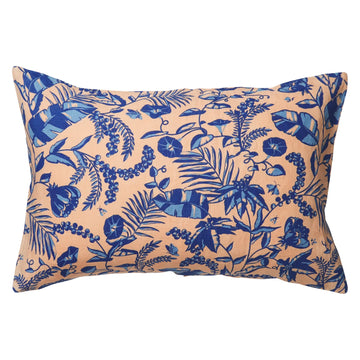 Safia Linen Pillowcase Set - Blue Jay - Sage & Clare