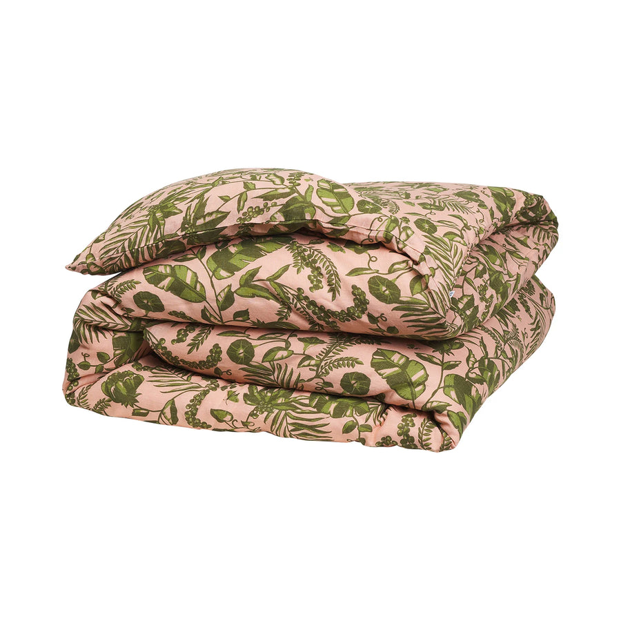 Safia Linen Quilt Cover - Martini - Sage & Clare