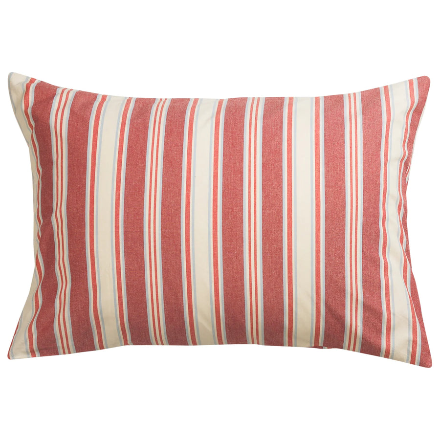 Selene Cotton Pillowcase Set - Crimson - Sage & Clare
