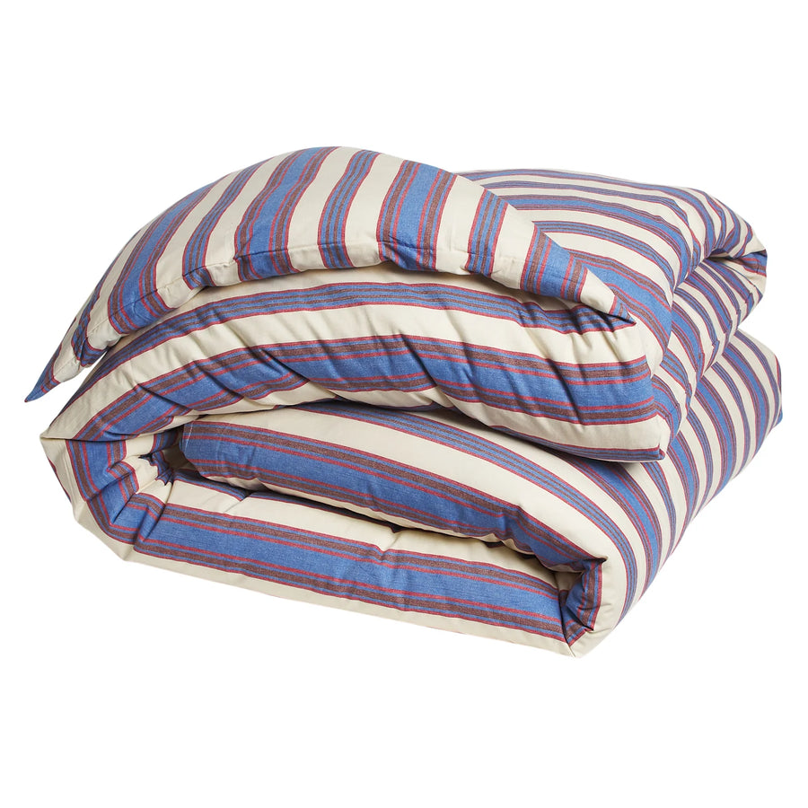 Selene Cotton Quilt Cover - Azure - Sage & Clare