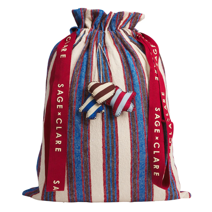 Selene Santa Sack - Azure - Sage & Clare