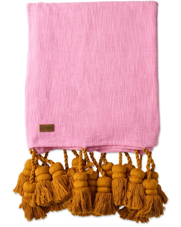 Sunset Delight Tassel Throw - Kip & Co.