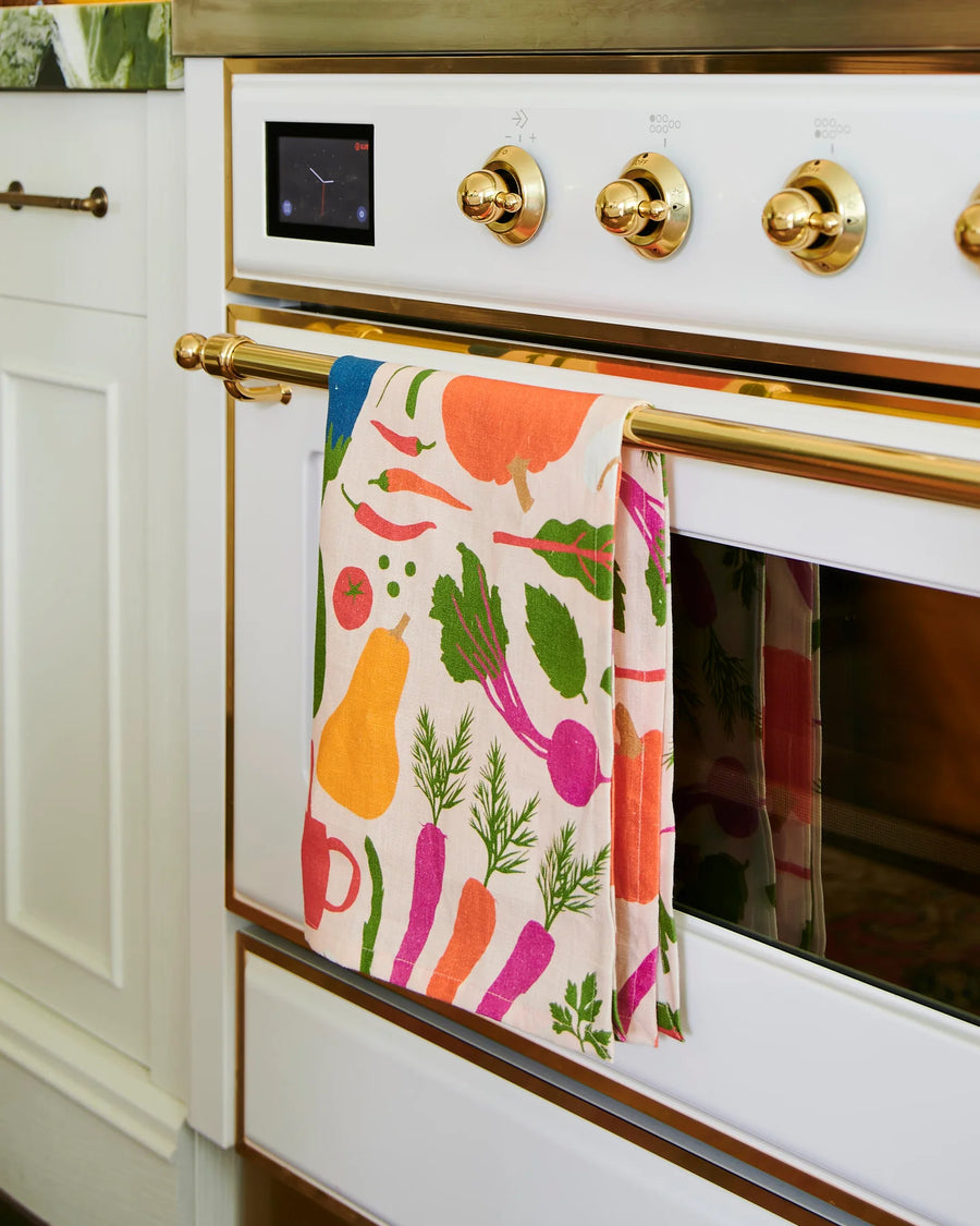 Stephanie's Harvest Linen Tea Towel - Kip & Co.
