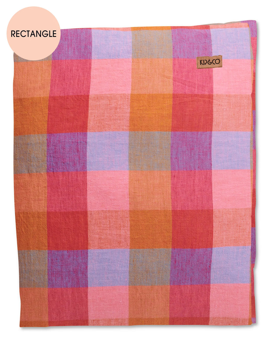 Tutti Frutti Rectangular Linen Tablecloth - Kip & Co.