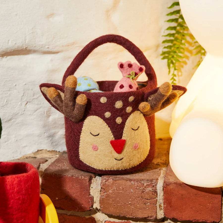 Romalda Felt Basket - Sage & Clare