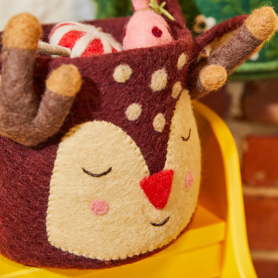 Romalda Felt Basket - Sage & Clare