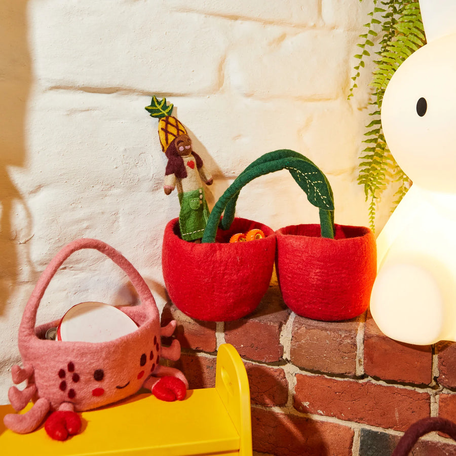 Rosella Felt Basket - Sage & Clare