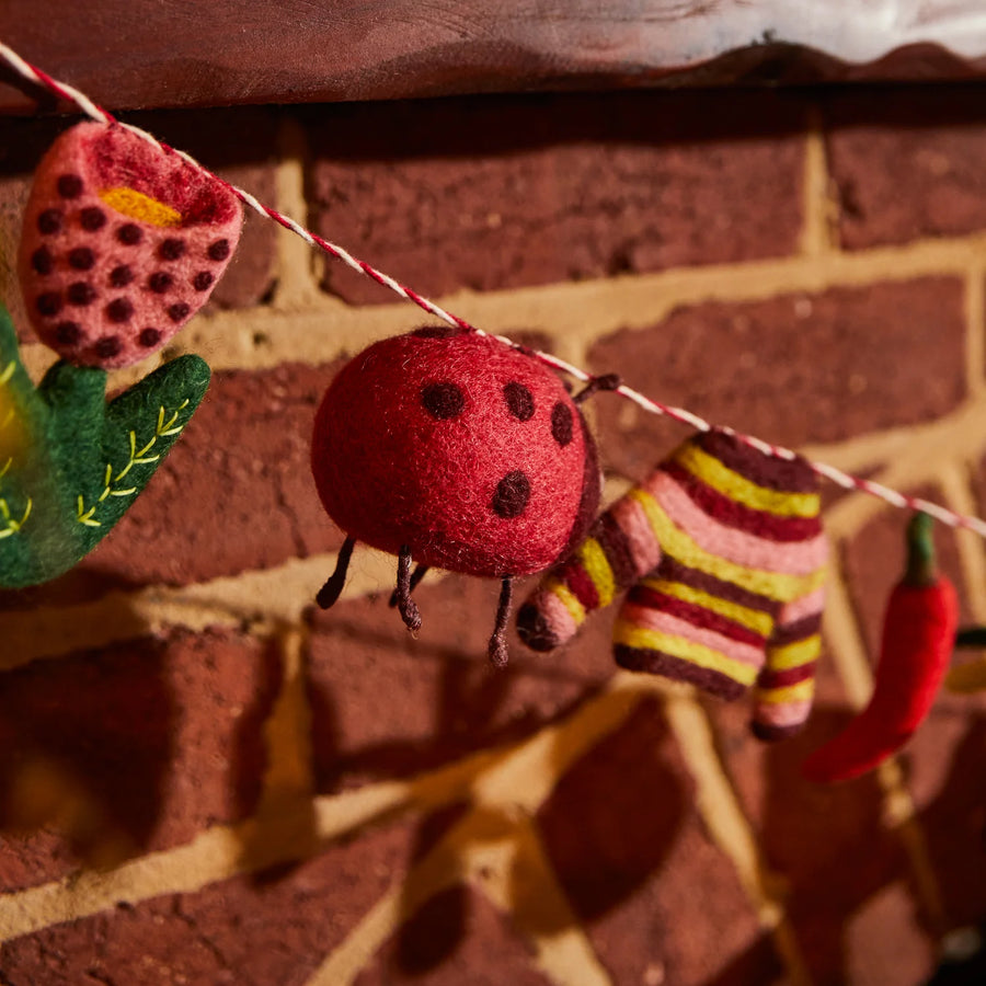 Raffaella Felt Bunting - Sage & Clare