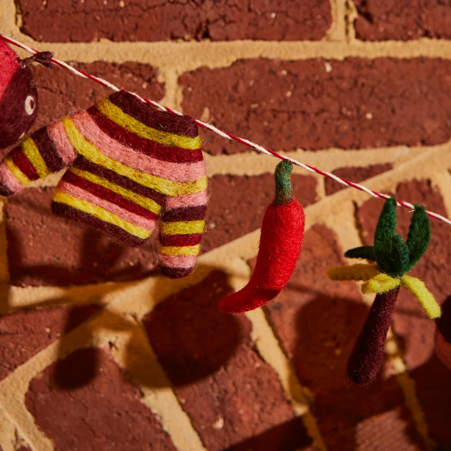 Raffaella Felt Bunting - Sage & Clare