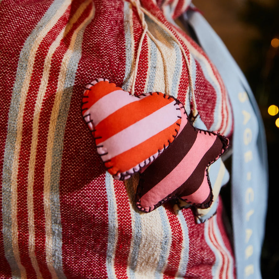 Selene Santa Sack - Crimson - Sage & Clare