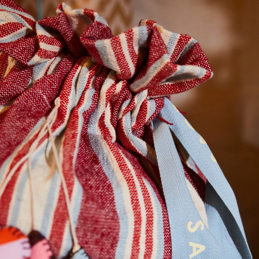 Selene Santa Sack - Crimson - Sage & Clare