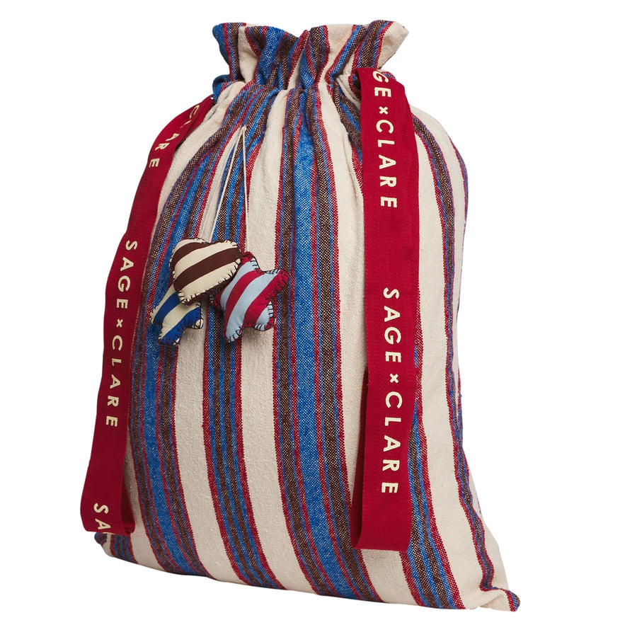 Selene Santa Sack - Azure - Sage & Clare
