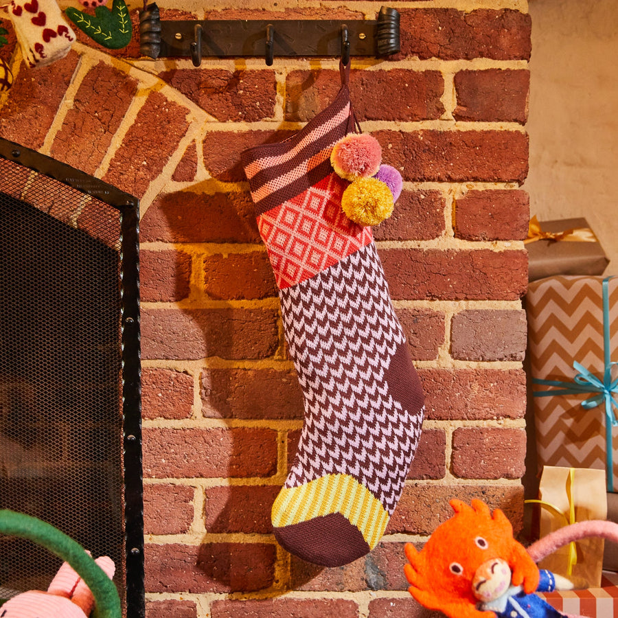 Palmina Knitted Stokcing - Orchid - Sage & Clare