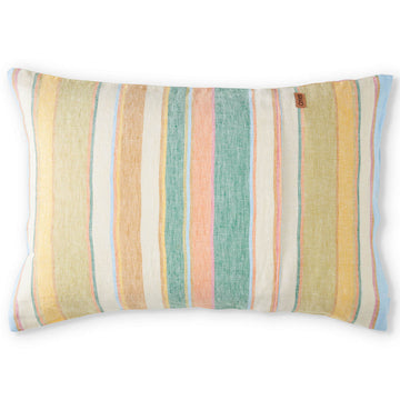 Fez Stripe Linen Pillowcase Set - Kip & Co.