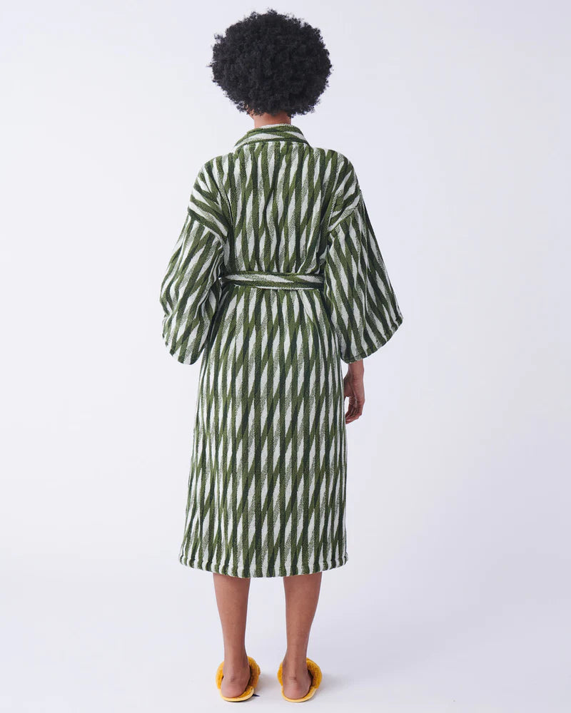 Lattice Terry Bath Robe - Kip & Co.