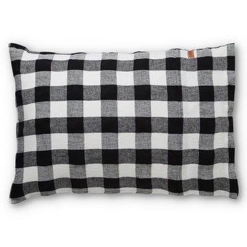 Black & White Gingham Pillowcase Set - Kip & Co.