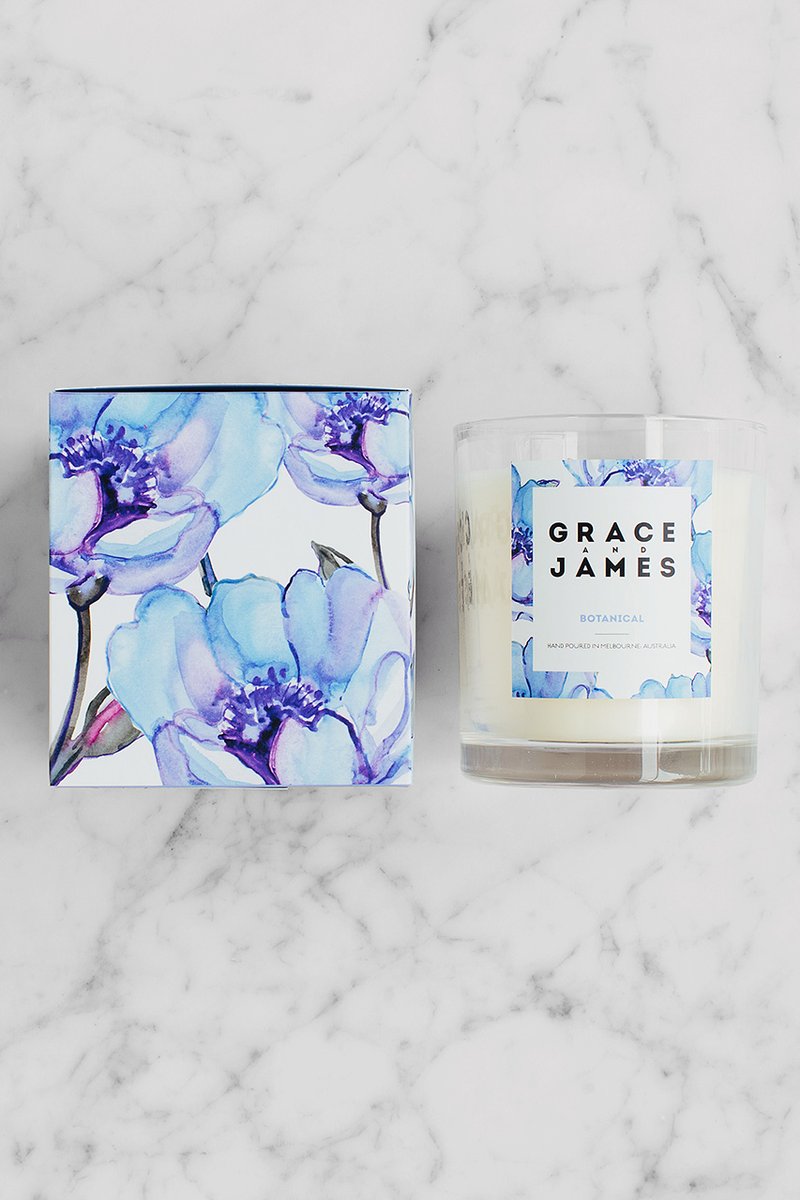 Botanical Candle - Grace & James