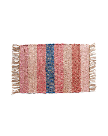 Cupid Stripe Jute Floor Mat - Kip & Co.