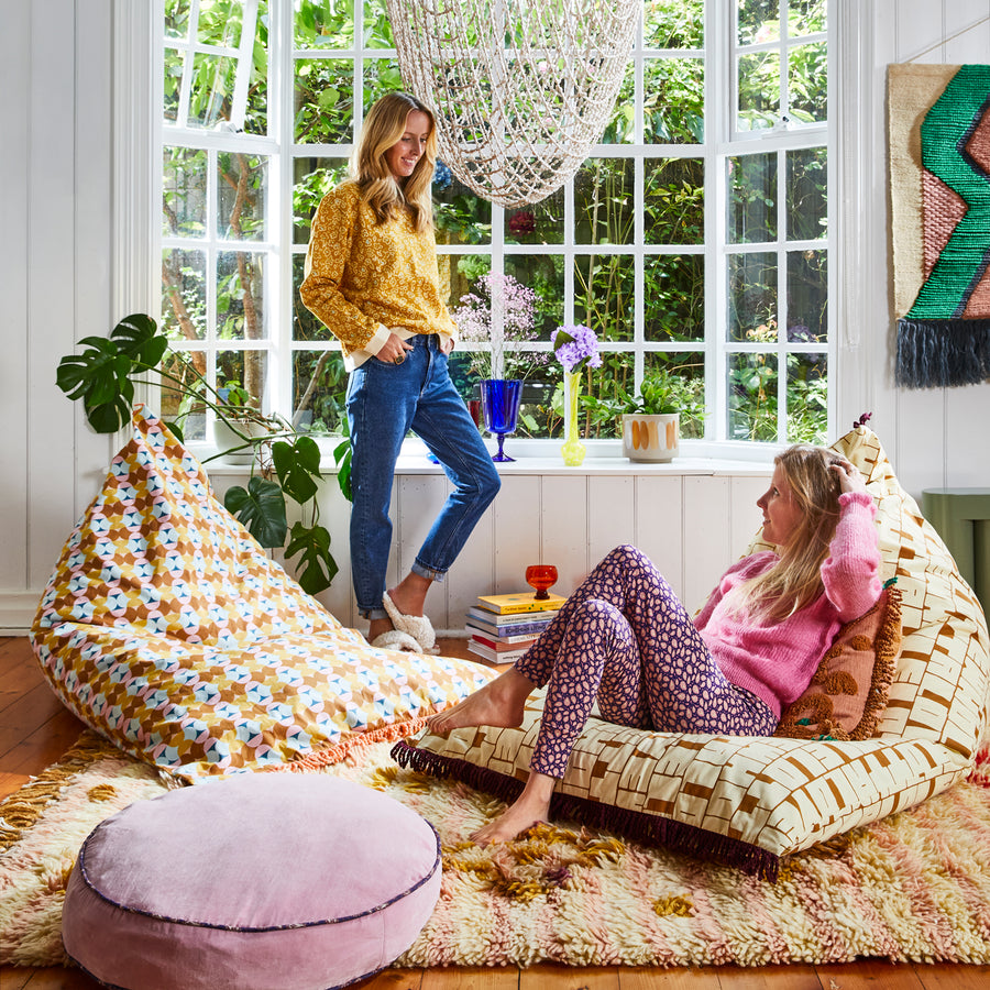 Felix Printed Bean Bag - Sage & Clare