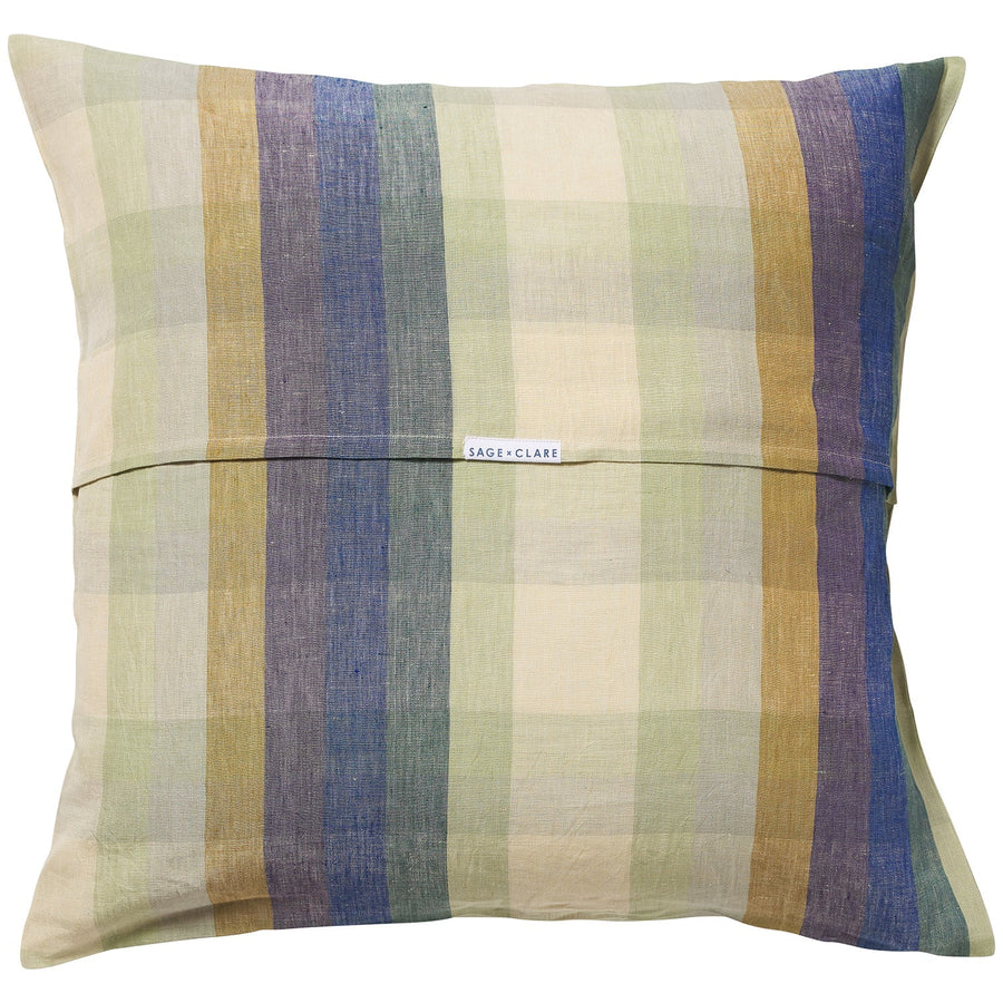 Fifer Linen Euro Pillowcase Set - Cobalt - Sage & Clare