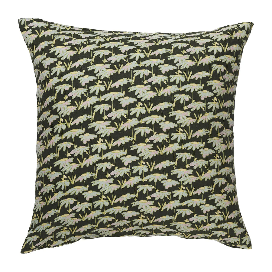 Hayle Linen Euro Pillowcase Set - Forest - Sage & Clare