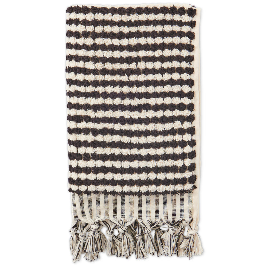 Black & White Pebbles Hand Towel - Kip & Co.