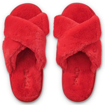 Cherry Red Adult Slippers - Kip & Co.