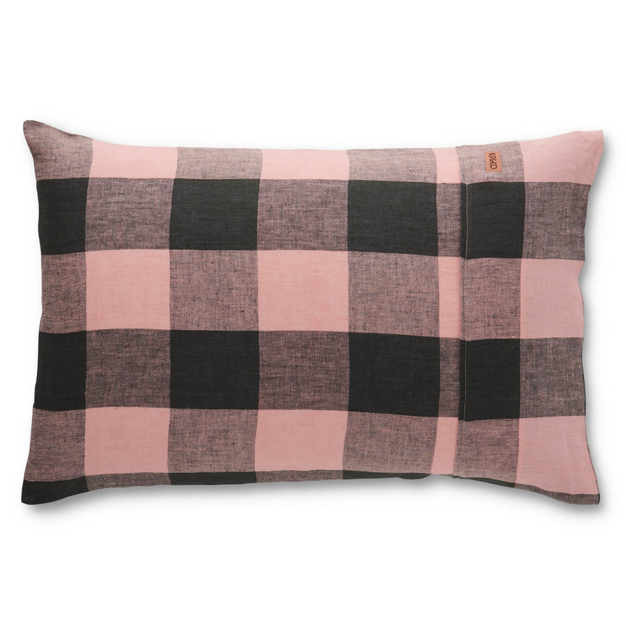 Tuscan Gingham Linen Pillowcase 2P Set - Kip & Co.