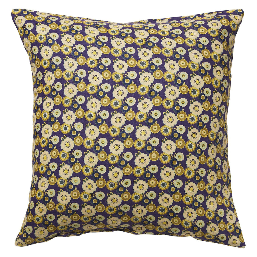 Mollie Linen Euro Pillowcase Set - Indigo - Sage & Clare