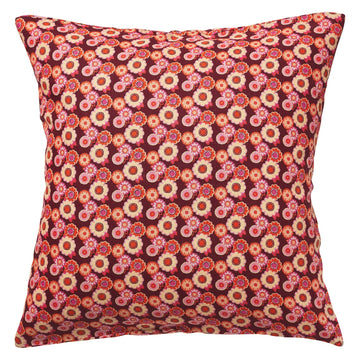 Mollie Linen Euro Pillowcase Set - Rosewood - Sage & Clare
