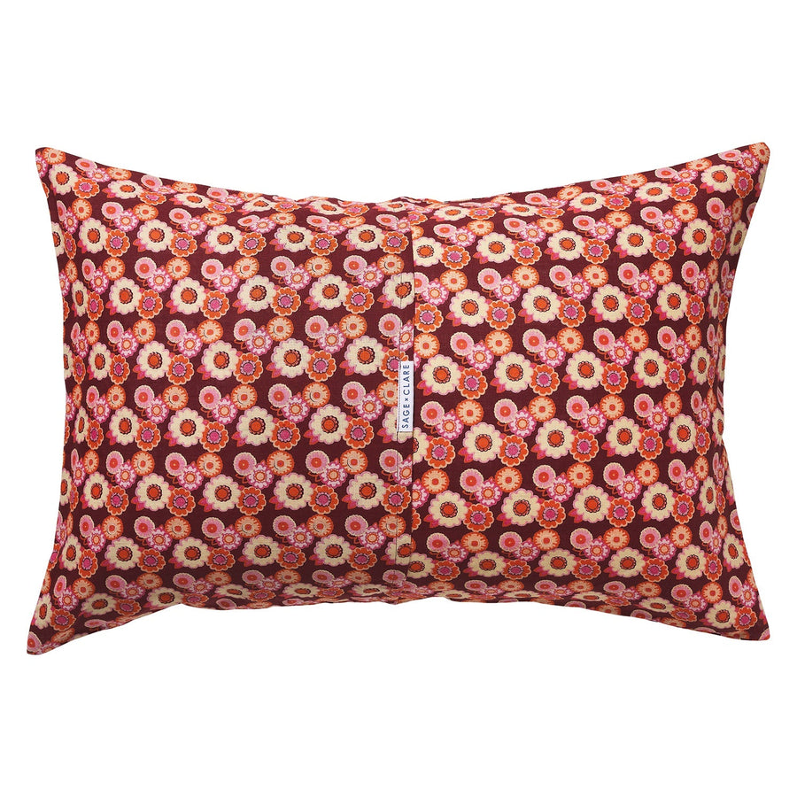 Mollie Linen Pillowcase Set - Rosewood - Sage & Clare
