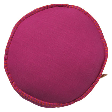 Rylie Round Cushion - Berry - Sage & Clare