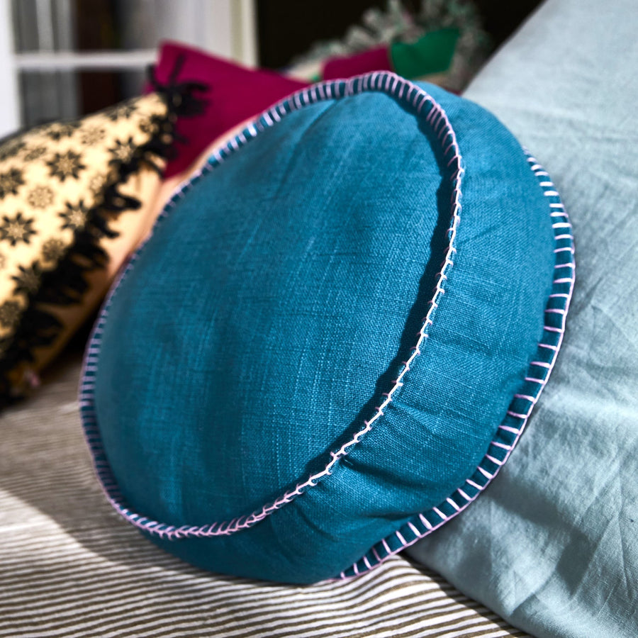 Rylie Round Cushion - Sea Pine - Sage & Clare