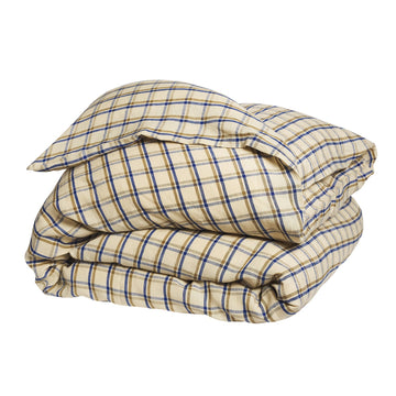 Sian Linen Quilt Cover - Cobalt - Sage & Clare