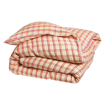 Sian Linen Quilt Cover - Poppy - Sage & Clare