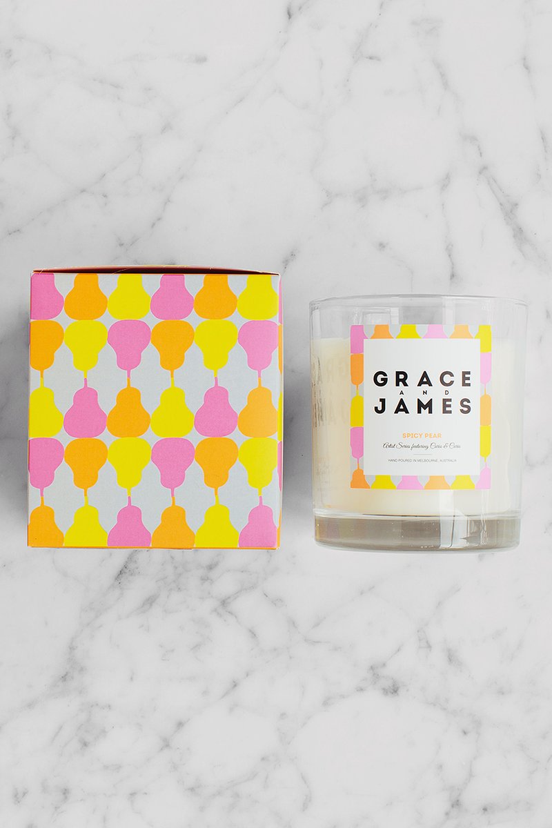 Spicy Pear Candle - Grace & James