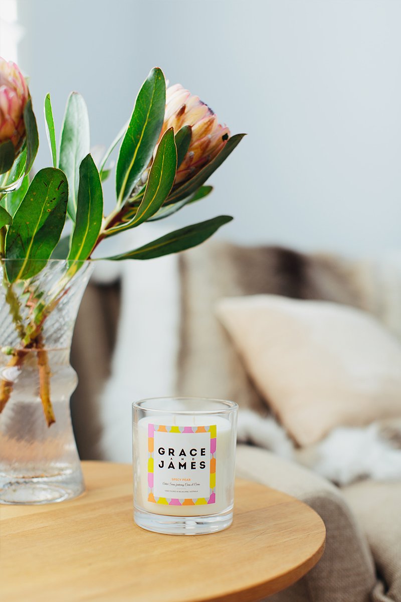 Spicy Pear Candle - Grace & James