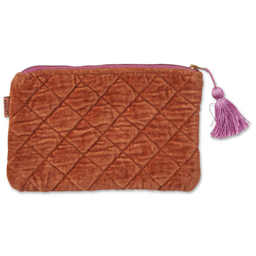 Autumnal Velvet Cosmetics Purse - Kip & Co.