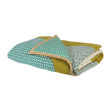 Earley Patch Bedcover - Sage & Clare