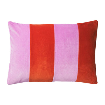 Evita Velvet Pillowcase - Cherry - Sage & Clare