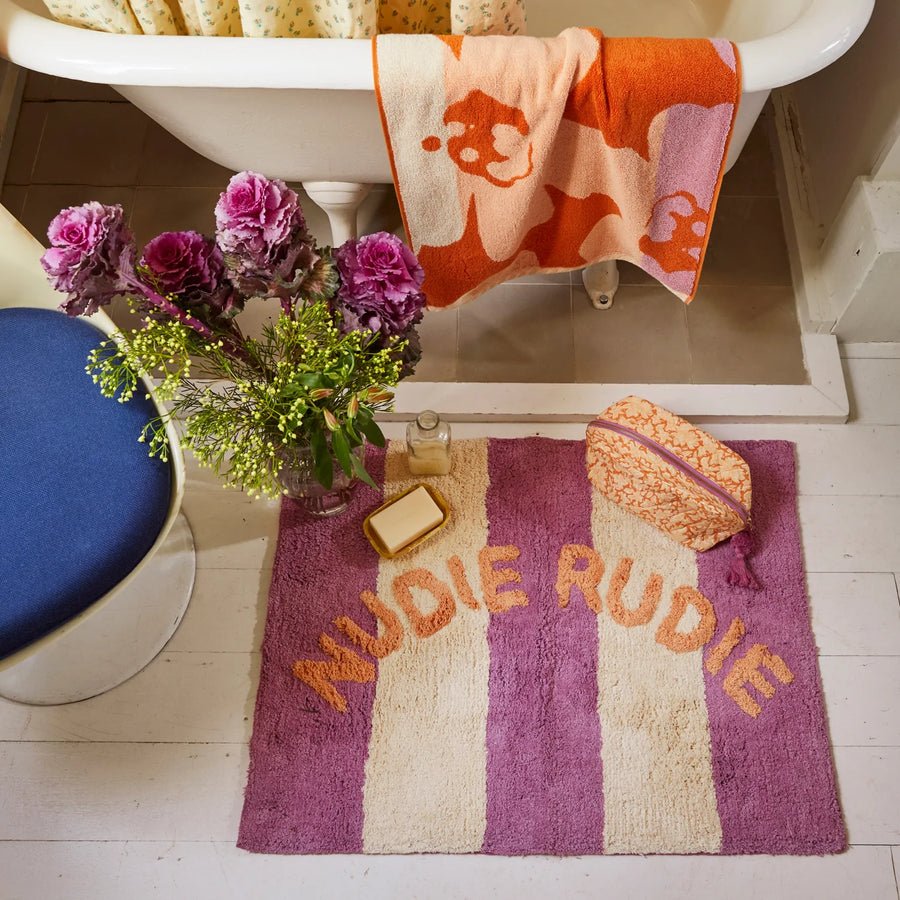 Didcot Nudie Bath Mat - Orchid - Sage & Clare
