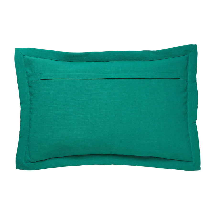 Totnes Patch Cushion - Teal - Sage & Clare