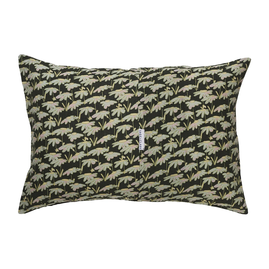 Hayle Linen Pillowcase Set - Forest - Sage & Clare