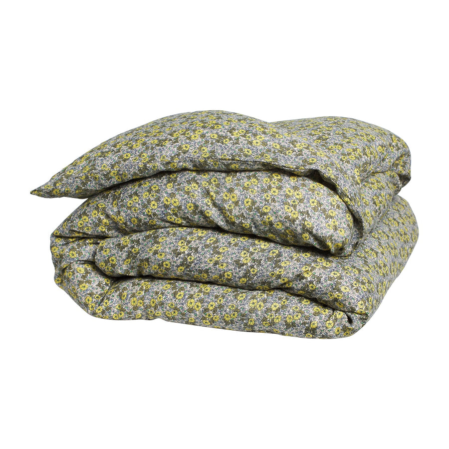 Florentine Linen Quilt Cover - Pear - Sage & Clare