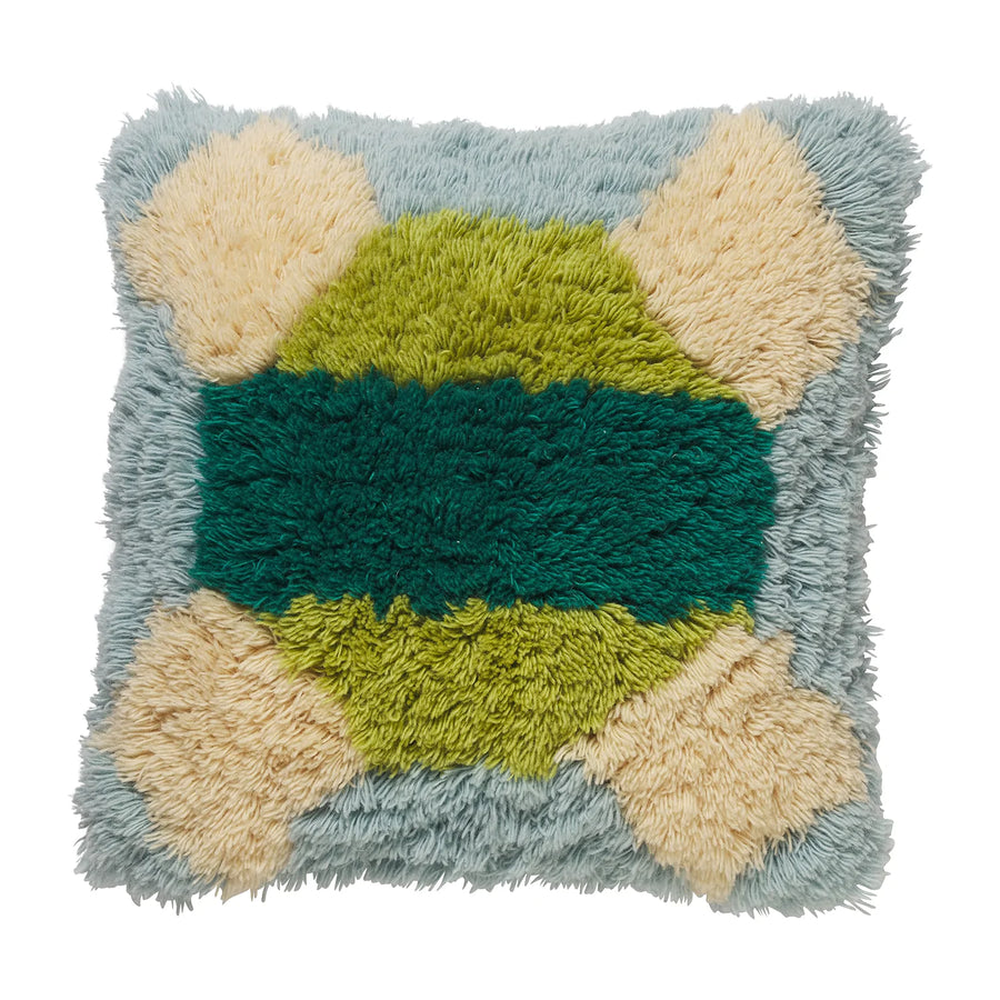 Hastings Shag Cushion - Cloud - Sage & Clare