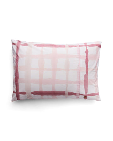 Inky Wink Pink Organic Cotton Pillowcases 2P Set - Kip & Co.
