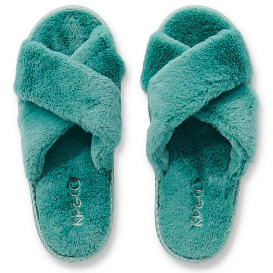 Jade Green Slippers - Kip & Co.